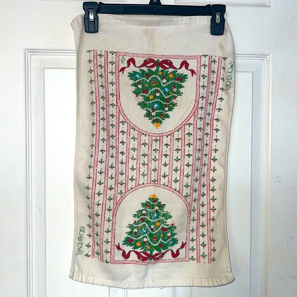 Christmas kitchen towel
